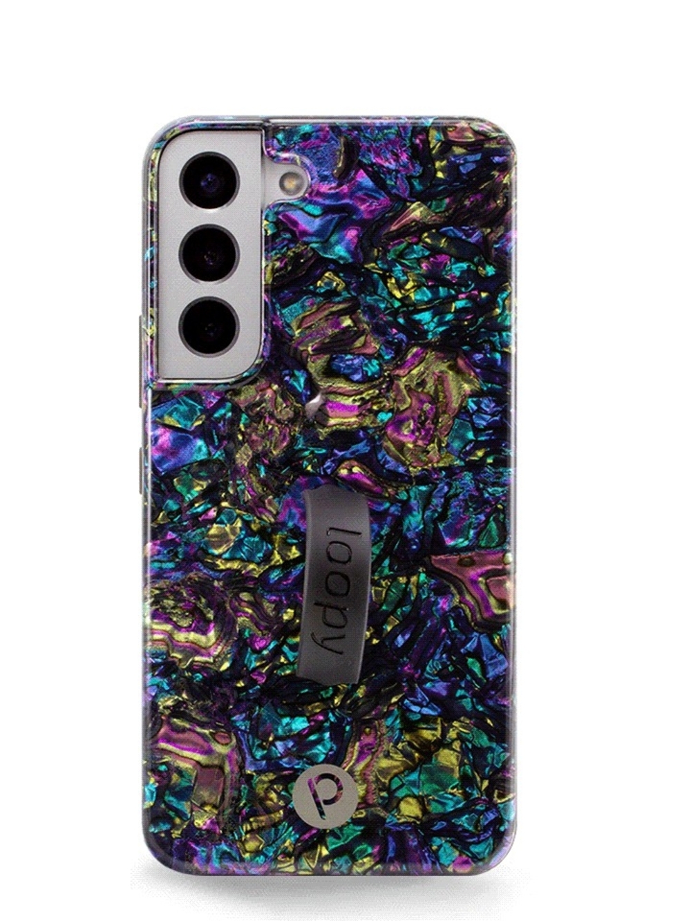 Loopy Abalone Phone Case with Loop and Case Ambidextrous Samsung Galaxy 22S